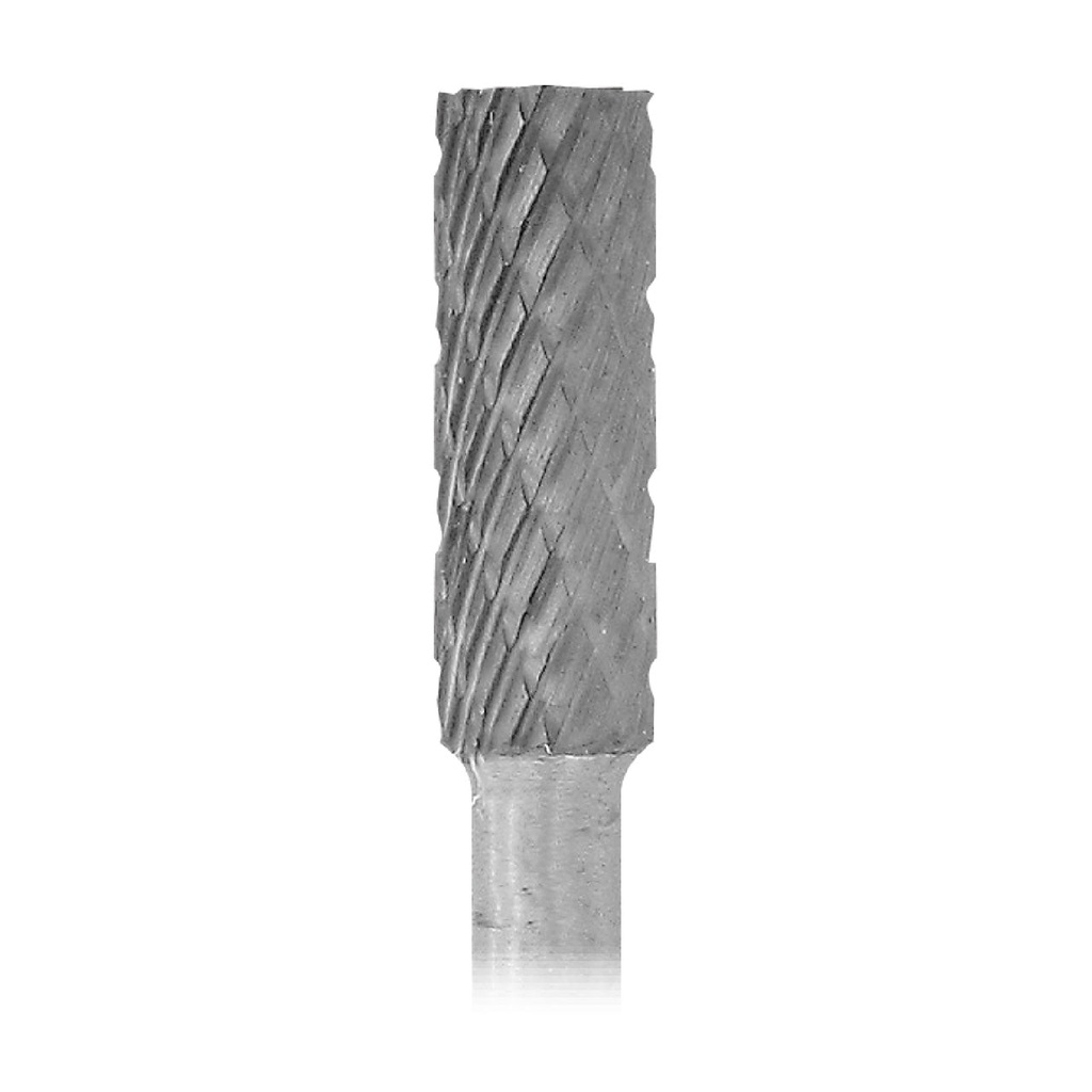 [129-1640] 1-1/2" Solid Carbide Burs - 1/8" Shank, 3/16" x 1/2", Plain Cut, Cylinder