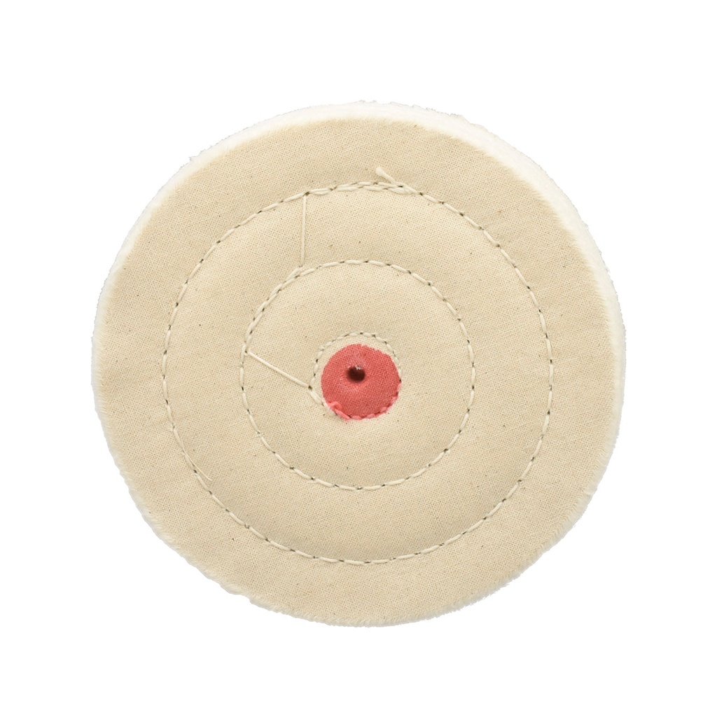 Coarse Muslin Buff - 5" x 45 Ply, Stitched