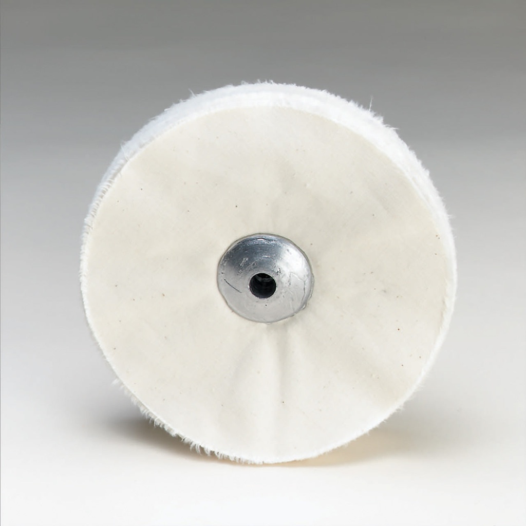 Loose White Muslin Buff - Lead Center, 5" x 54 Ply