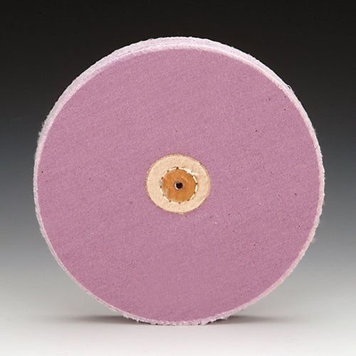 [141-1022] Plum 6" x 50 Ply Loose Muslin Buffs