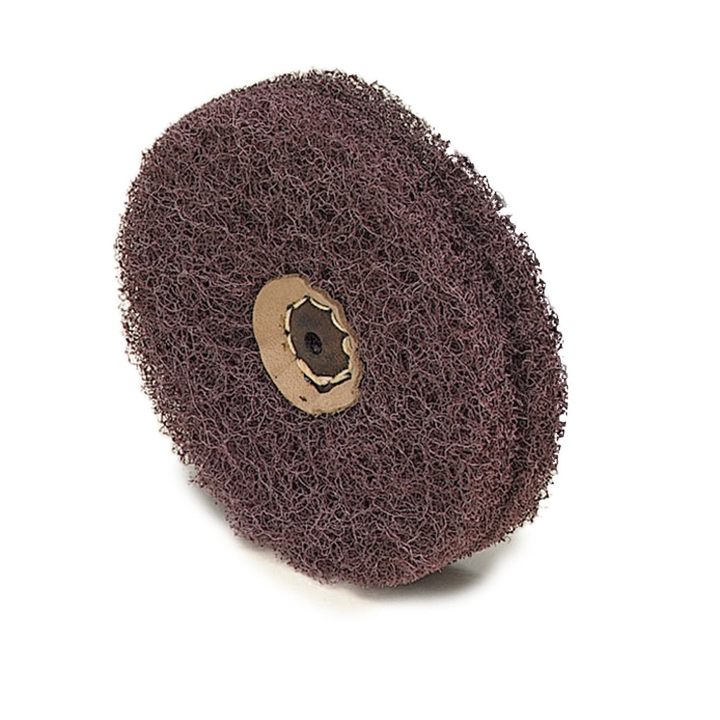 [142-3030] 4" Satin Finish Buffs - 2-ply, Coarse