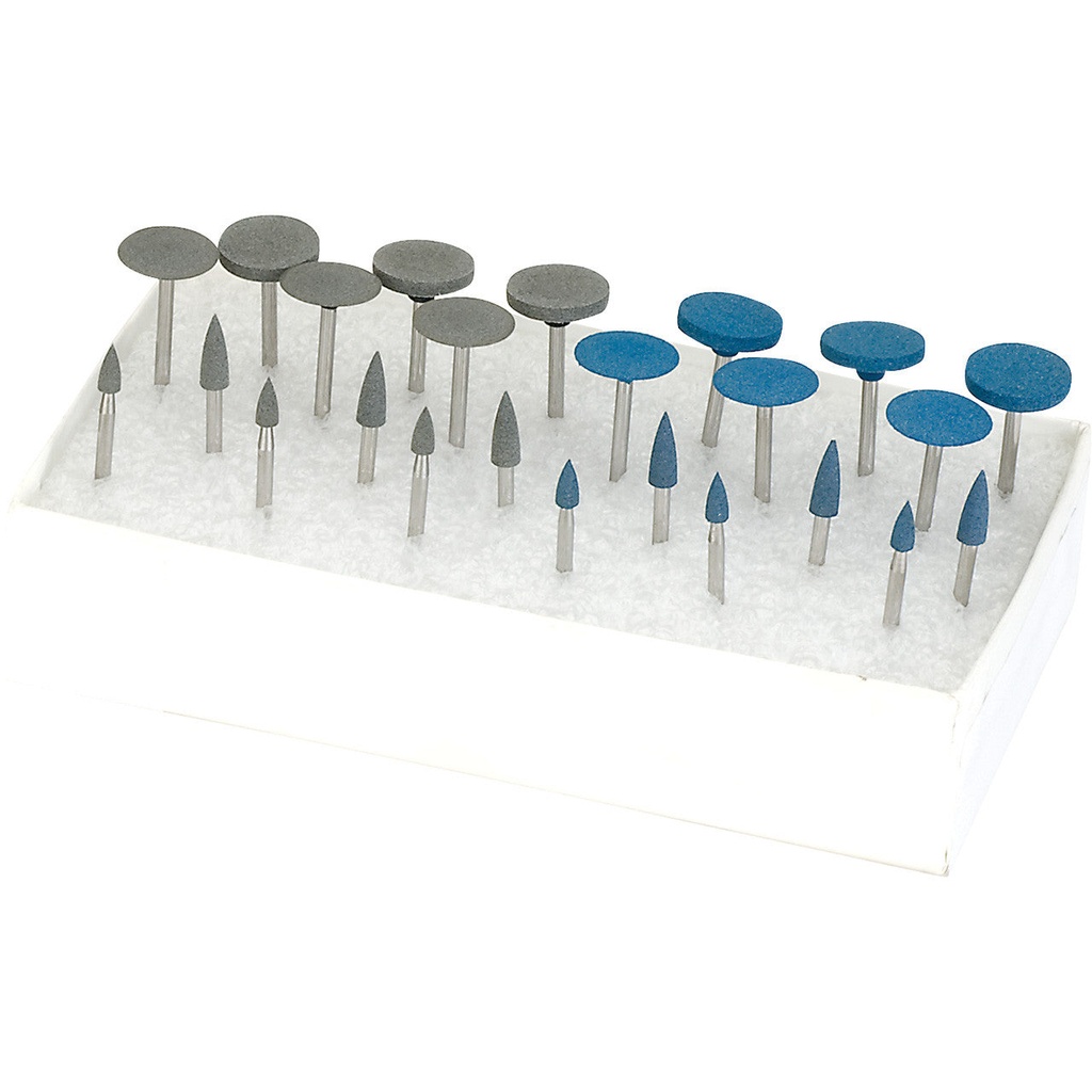 EVE® Poly Polishers EVEFLEX Blue & Gray Set of Wheels & Points