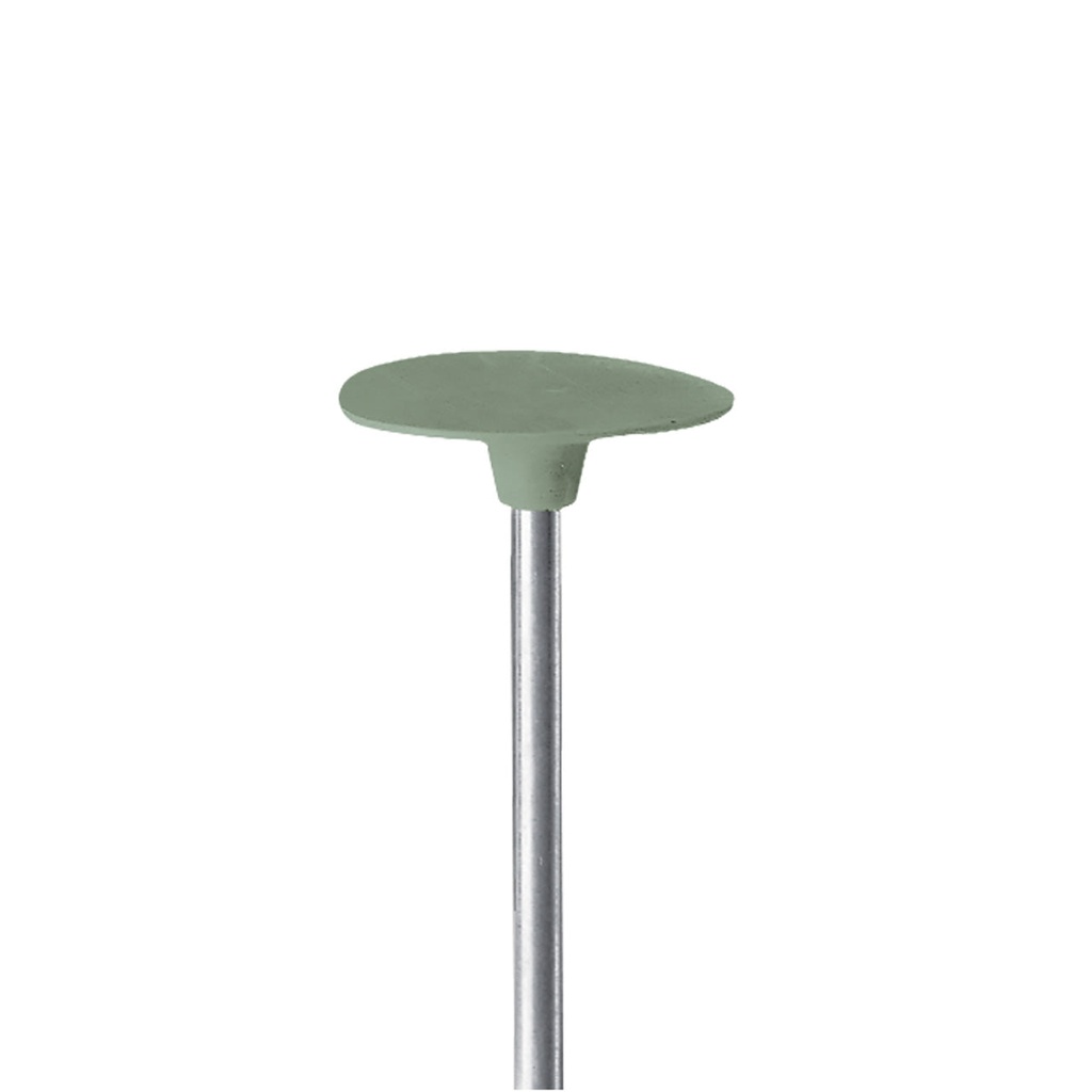 EVE® Poly Polishers EVEFLEX 19x0.5mm Floppy Disc Green Fine Grit - 3/32" Shank (Pkg. of 100)