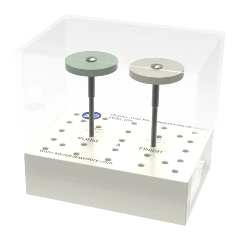 [145-1397] Komet Graver Sharpening Wheel Set