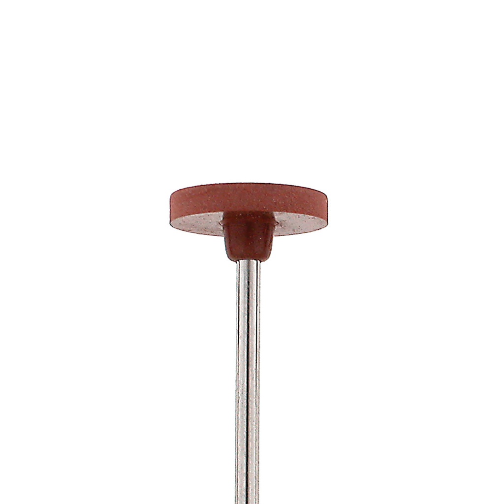 EVE® Poly Polishers EVEFLEX Square-Edge Wheel Reddish Brown Medium Grit - 3/32" Shank (Pkg. of 100)