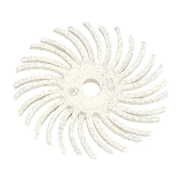 [145-1565] 3M™ Radial Bristle Discs - 1"  White, 120 grit (Pkg. of 12)