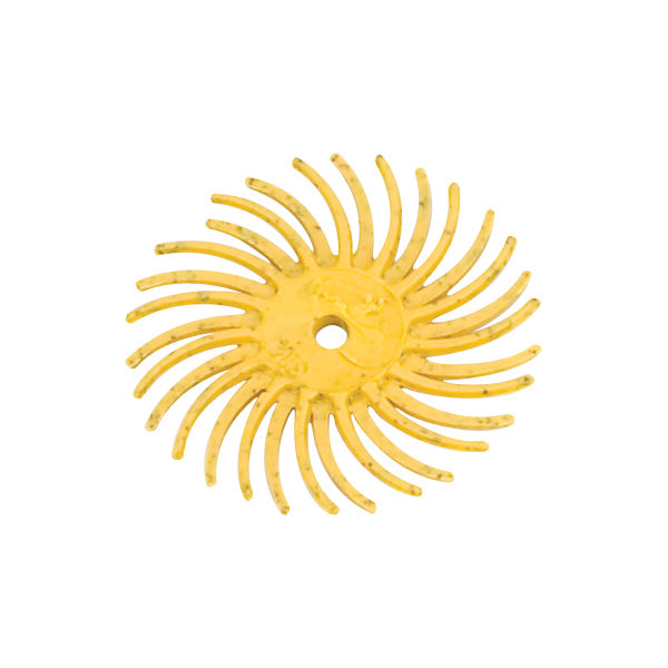 3M™ Radial Bristle Discs - 3/4" Yellow, 80 grit (Pkg. of 48)