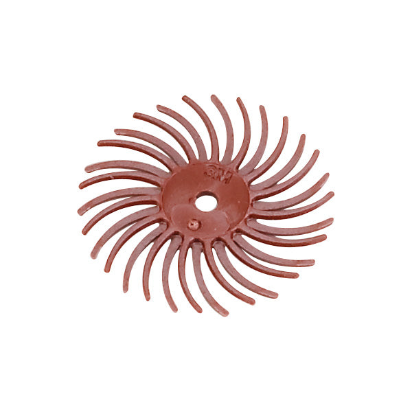 3M™ Radial Bristle Discs - 3/4" Red, 220 grit (Pkg. of 48)