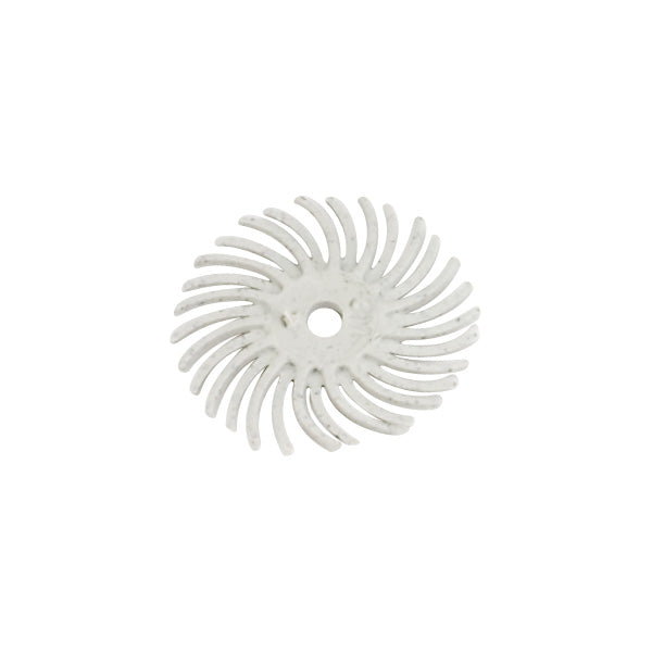 3M™ Radial Bristle Discs - 9/16" White, 120 grit (Pkg. of 48)