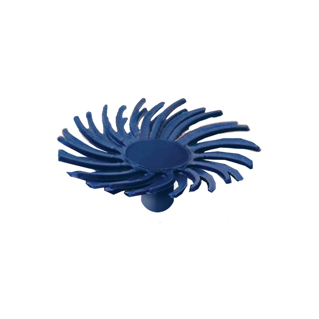[145-5006] Dedeco® SUNBURST® Snap Radial Discs - 1/2", 400 grit Blue