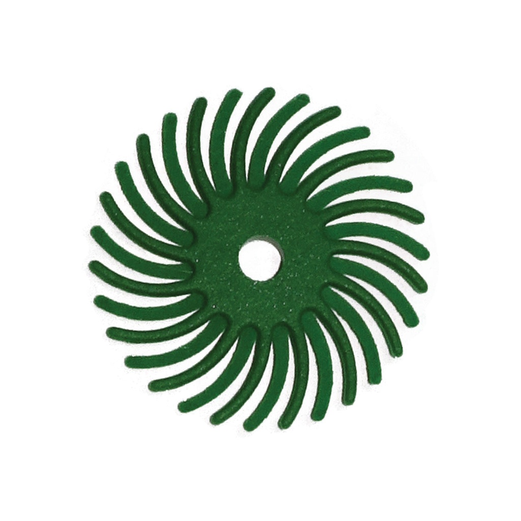 [145-5122] Dedeco® SUNBURST® Radial Discs - 1", 50 Green (Pkg. of 12)