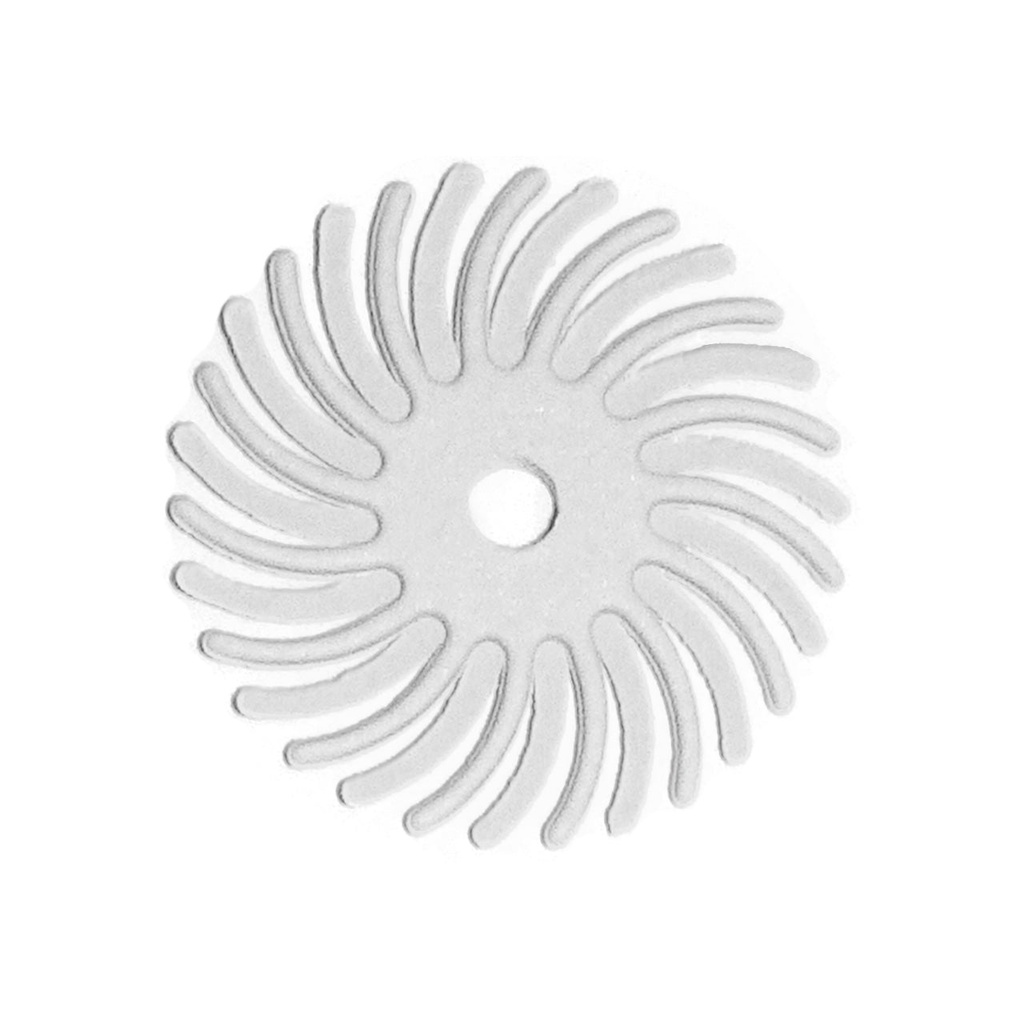 [145-5124] Dedeco® SUNBURST® Radial Discs - 1", 120 White (Pkg. of 12)