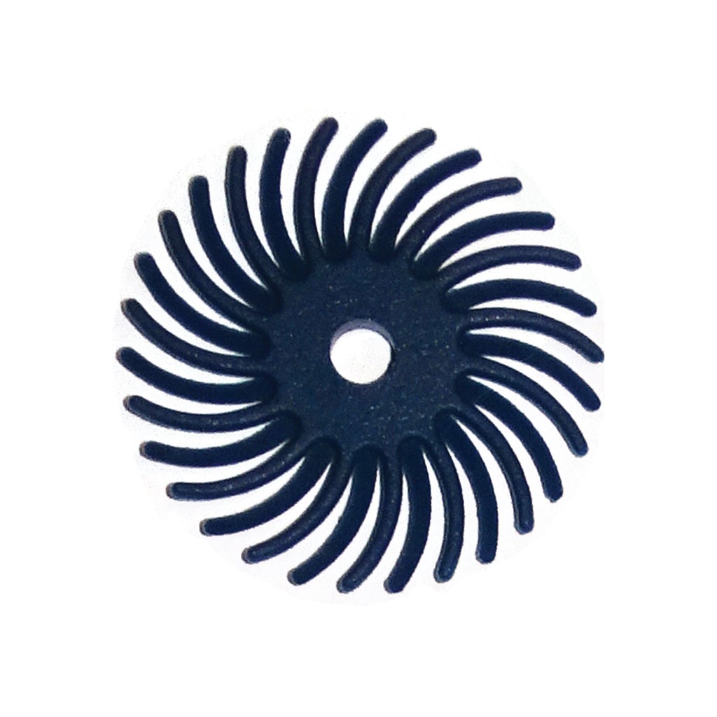 [145-5146] Dedeco® SUNBURST® Radial Discs - 1" Blue, 400 Grit (Pkg. of 48)