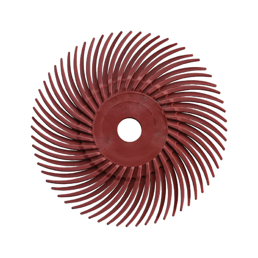 [145-5165] Dedeco® SUNBURST® Radial Discs - 2" (3/8" Center Hole) - 220 (Pkg. of 12)