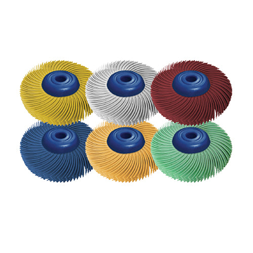 [145-5260] Dedeco® SUNBURST® Radial Discs - 3" 6-Ply, Assortment