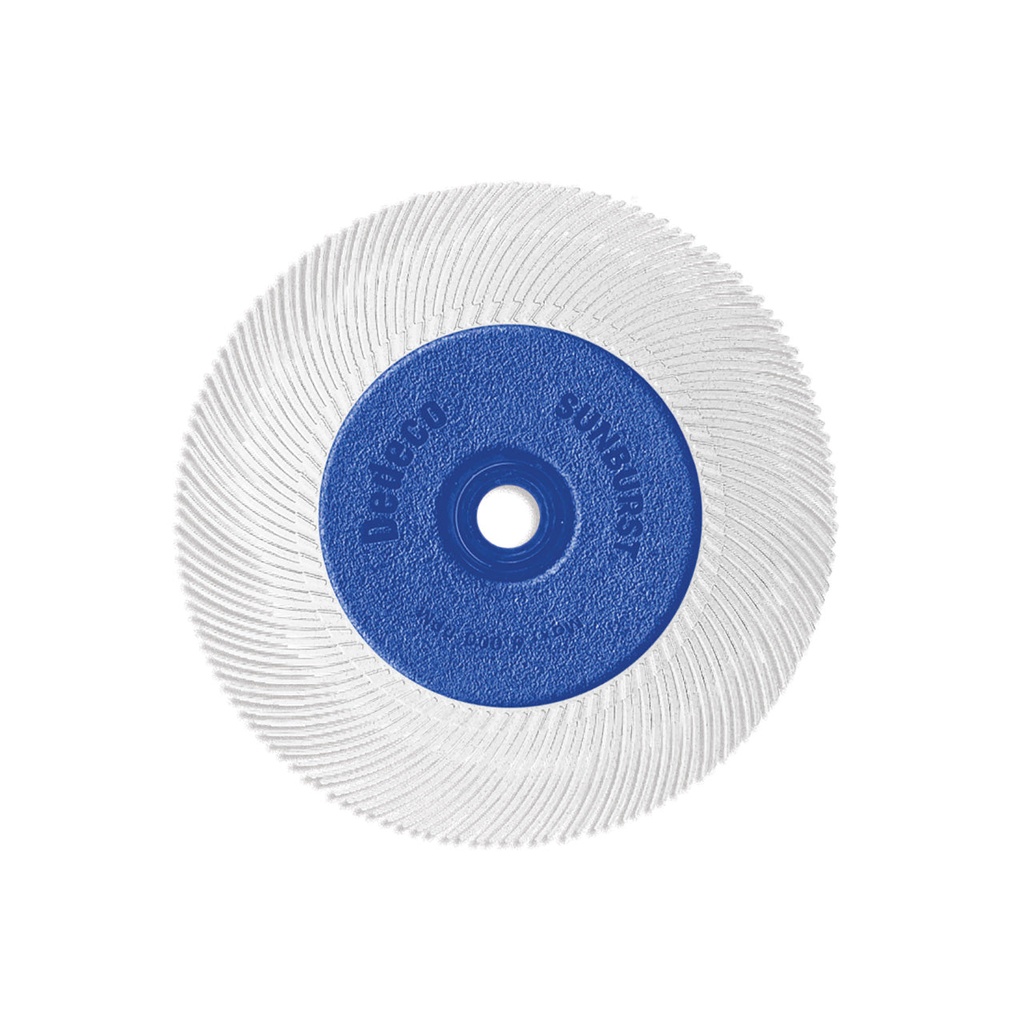 [145-5273] Dedeco® SUNBURST® Radial Discs - 6" 8-Ply, White