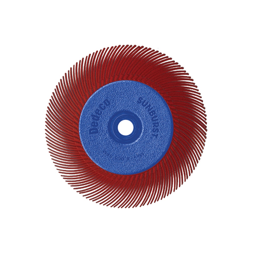 [145-5274] Dedeco® SUNBURST® Radial Discs - 6" 8-Ply, Red