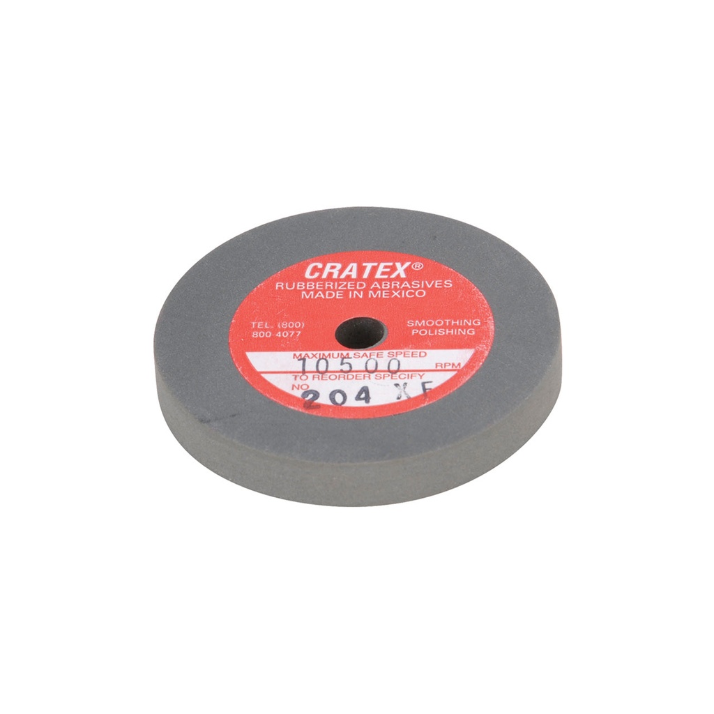 [146-0204] Cratex® Large Wheel, 2"x1/4" - 204 Extra-Fine
