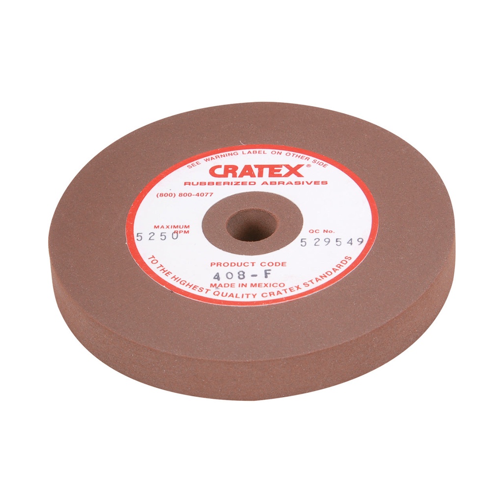 [147-0408] Cratex® Large Wheel, 4"x1/2" - 408 Fine