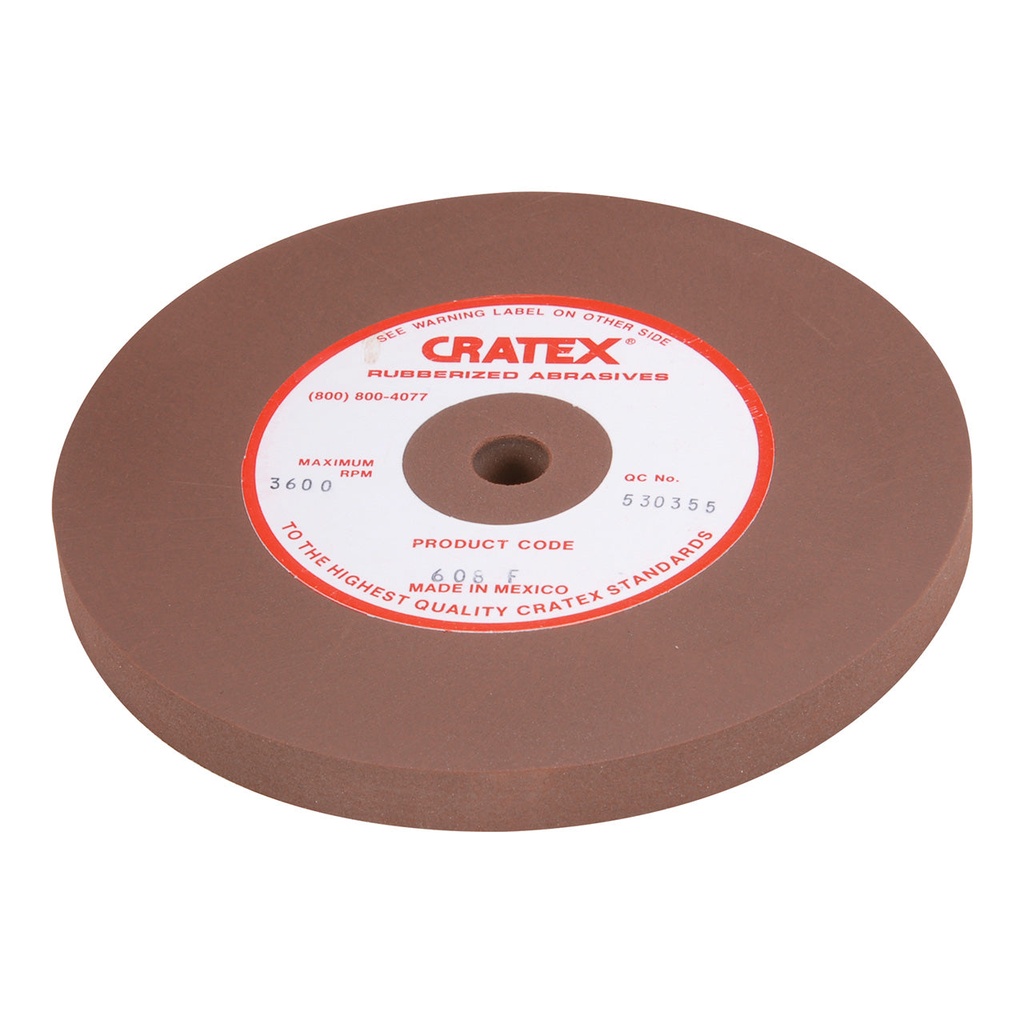 [147-0608] Cratex® Large Wheel, 6"x1/2" - 608 Fine