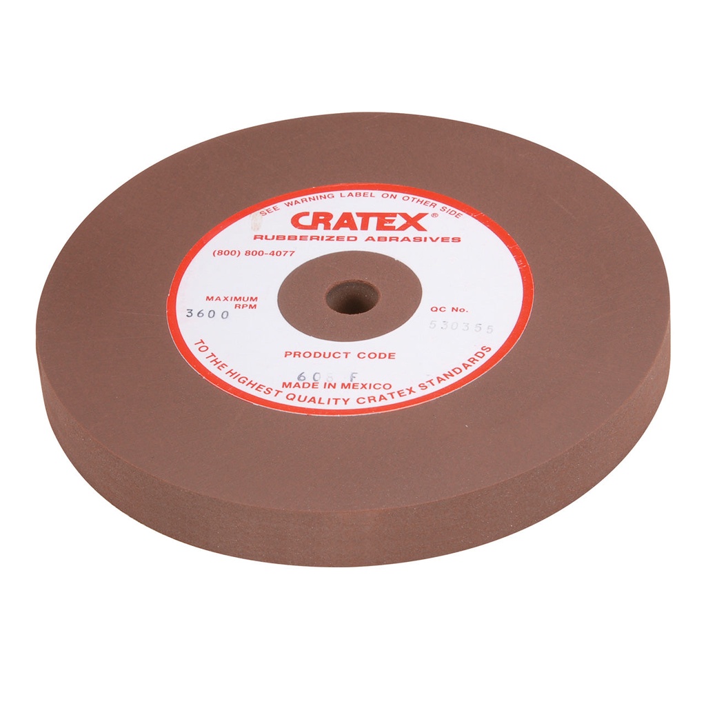 [147-0612] Cratex® Large Wheel, 6"x3/4" - 612 Fine