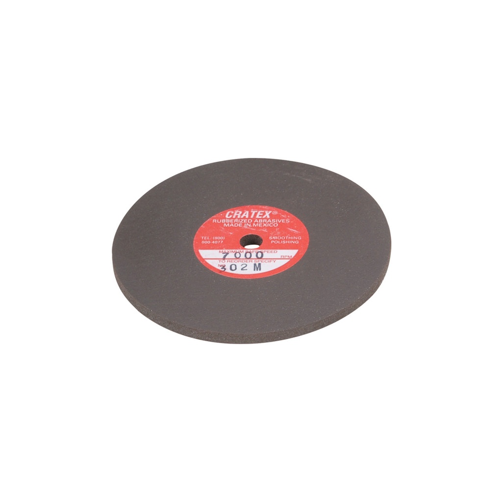 [148-0302] Cratex® Large Wheel, 3"x1/8" - 302M Medium