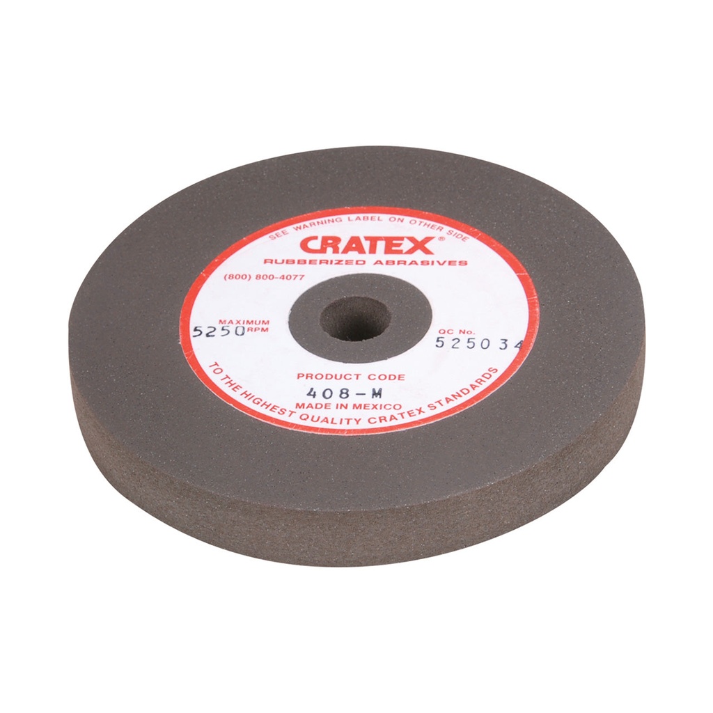[148-0408] Cratex® Large Wheel, 4"x1/2" - 408 Medium
