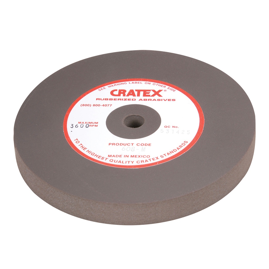 [148-0612] Cratex® Large Wheel, 6"x3/4" - 612 Medium