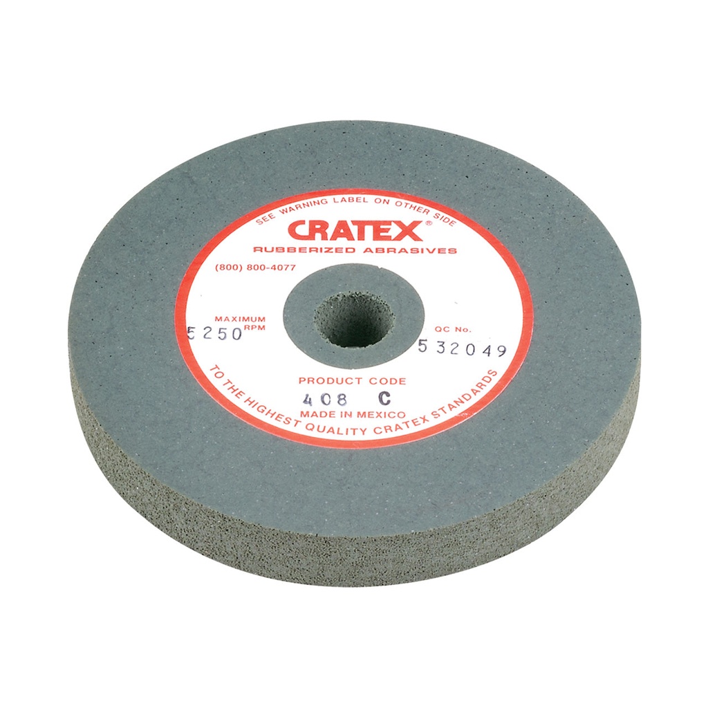 [149-0408] Cratex® Large Wheel, 4"x1/2" - 408 Coarse