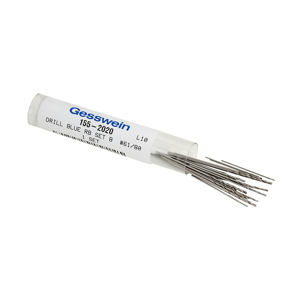 [155-2020] Blue Ribbon™ High Speed Twist Drill - Set of 20