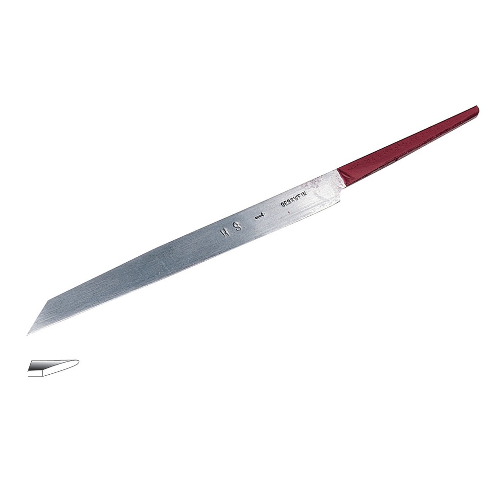 [166-1540] Gesswein® Red Tang Round 54 Graver