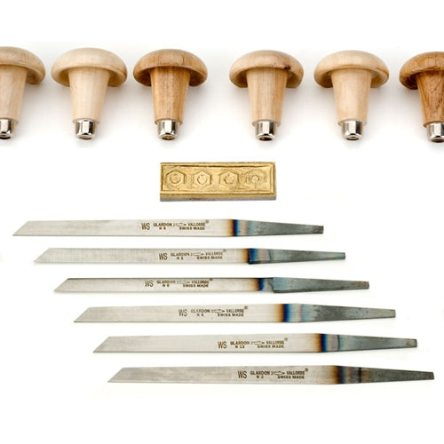 [166-8000] Gem Setting Graver Outfit