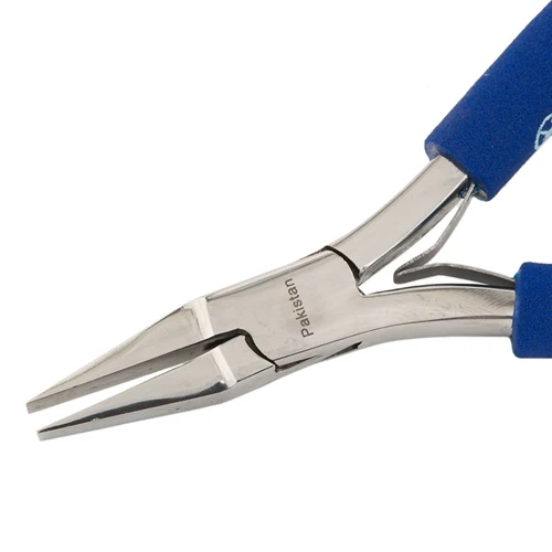 [180-0331] Foam Grip Stainless Flat-Nose Pliers