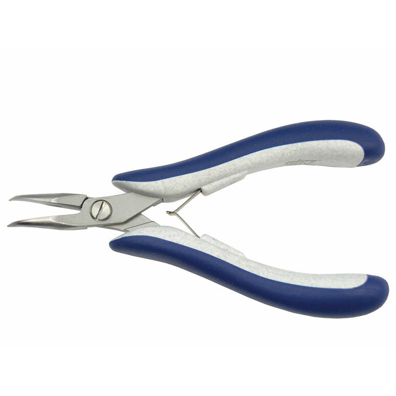 [182-4002] Grobet USA® Teborg® Pliers - Bent Chain Nose