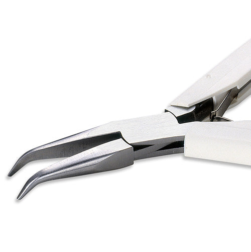 [182-7892] Lindstrom® #7892 Bent Chain-Nose Lightweight Pliers