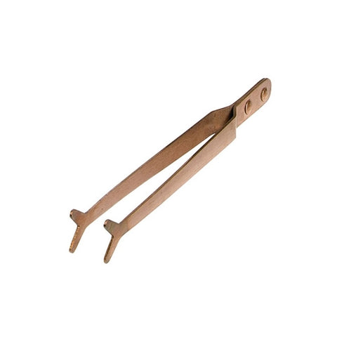 [195-0110] Copper Fishtail Tongs