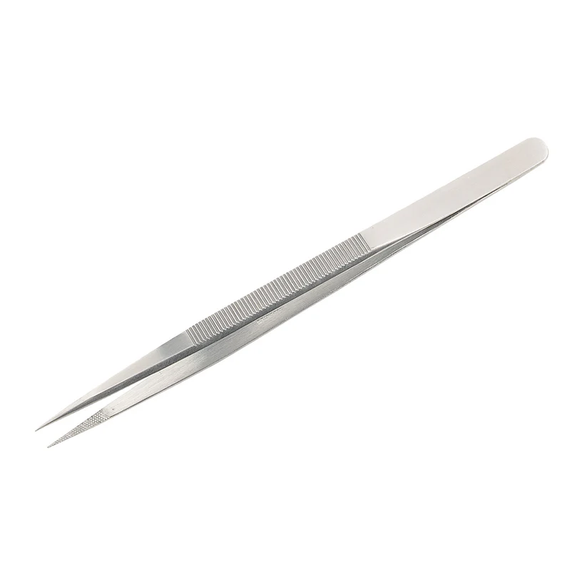 [195-0334] Economical Diamond Tweezers - Stainless, Fine Point