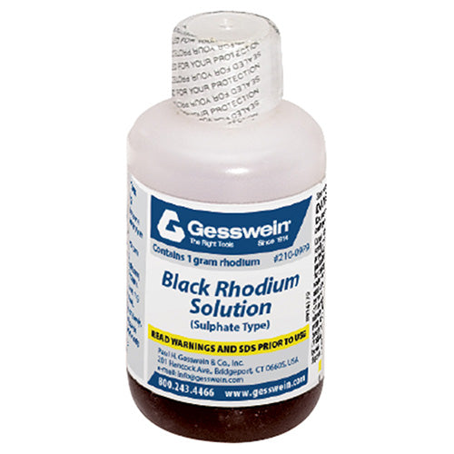 [210-0971] Gesswein® Black Rhodium Bath Concentrate - 1 Gram
