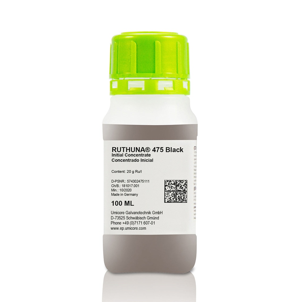 [210-1036] Umicore® RUTHUNA® 475 Black Initial Concentrate – 2 Gram