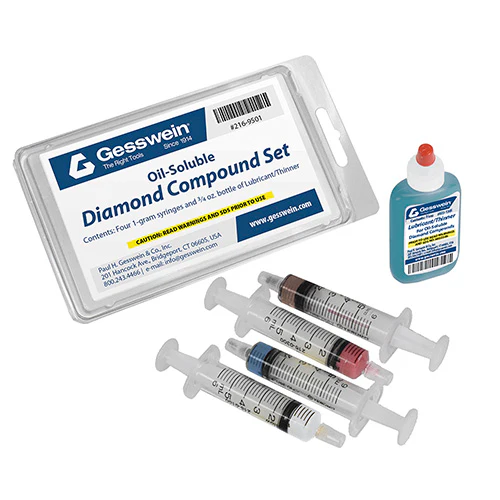 [216-9501] Gesswein® Diamond Compound Sets - Oil-Soluble Set