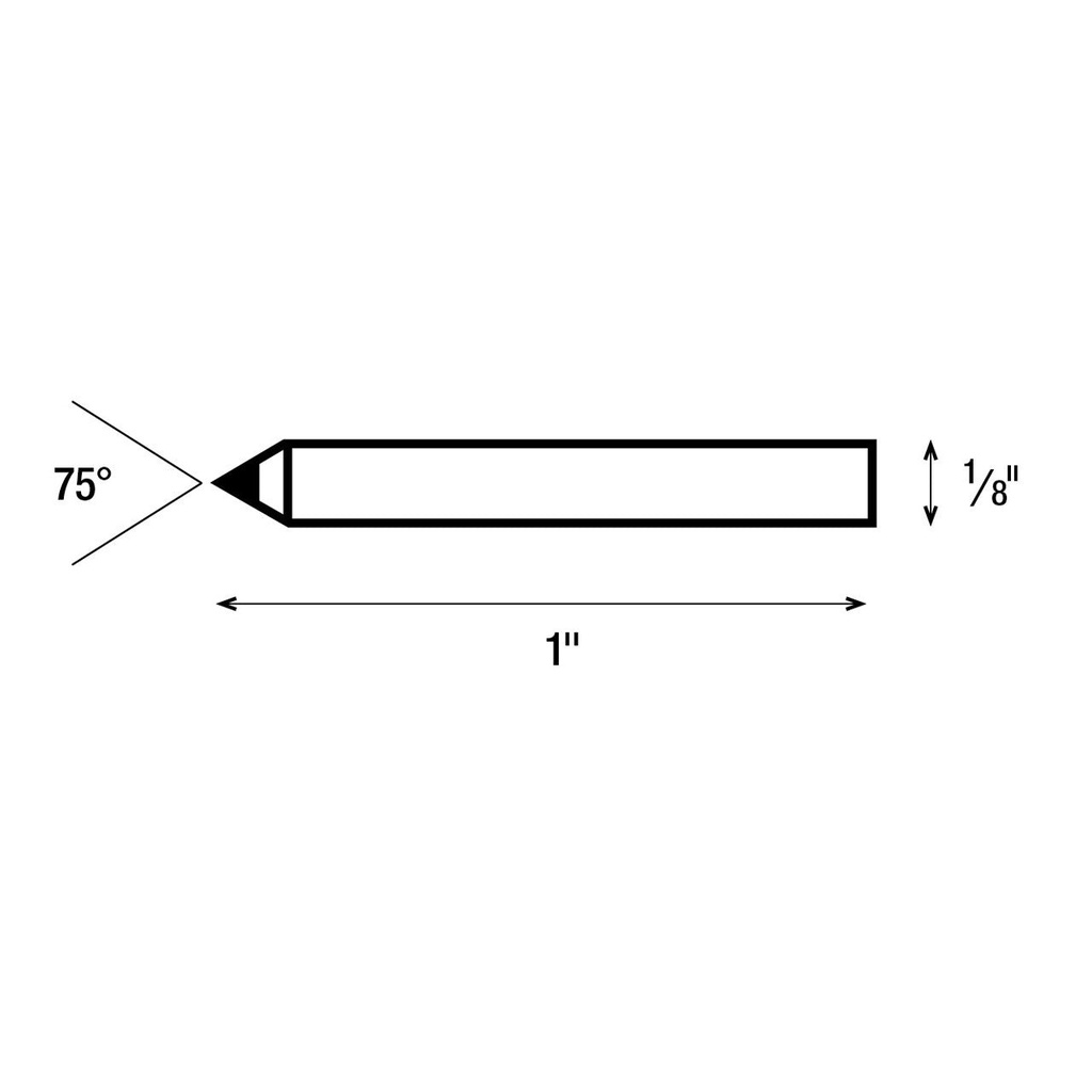 [220-0600] Diamond Phono Points - 75°