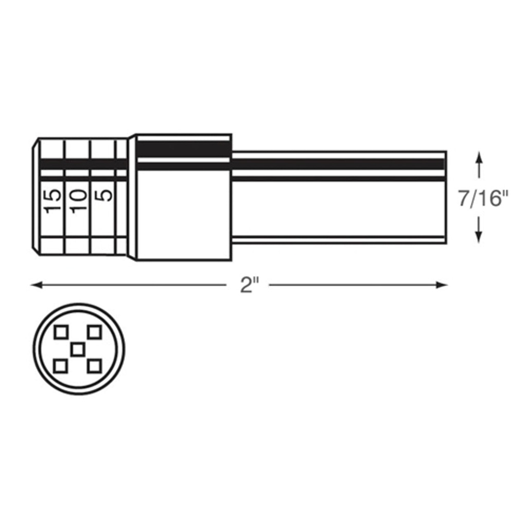[220-4200] Heavy-Duty Cluster Diamond Dresser - HD-15