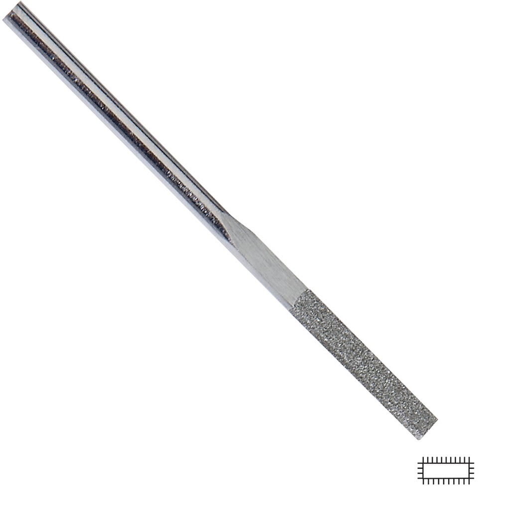 [240-1002] Diamond Riffler Poli 150Grit Equalling 3.2 x 1.4mm File