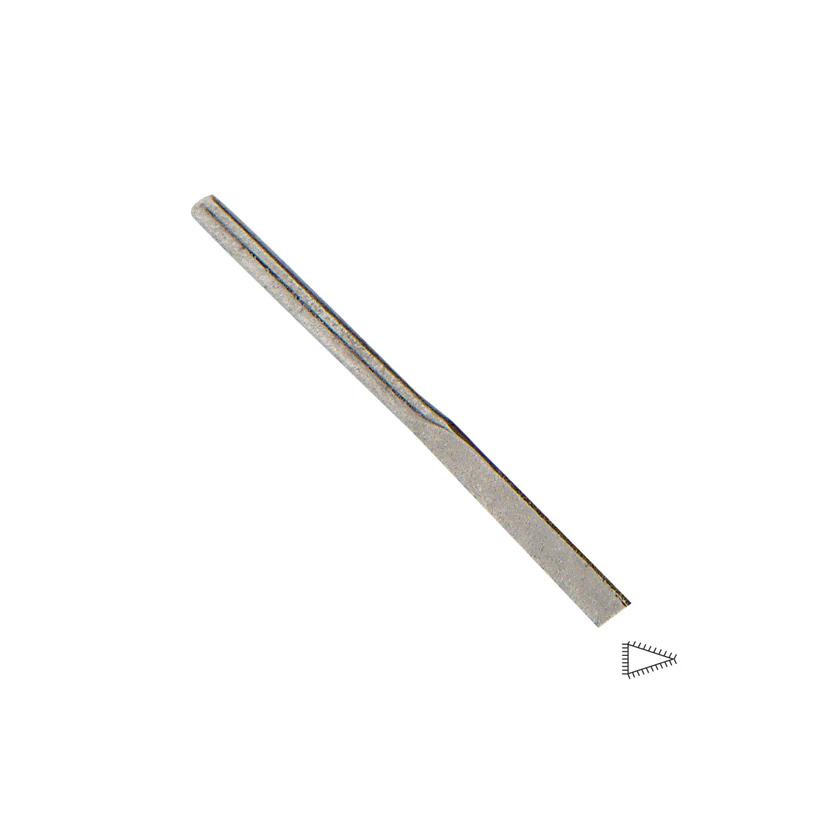 [240-1610] Knife 4 x 1mm Gesswein® Diamond Poli File Medium