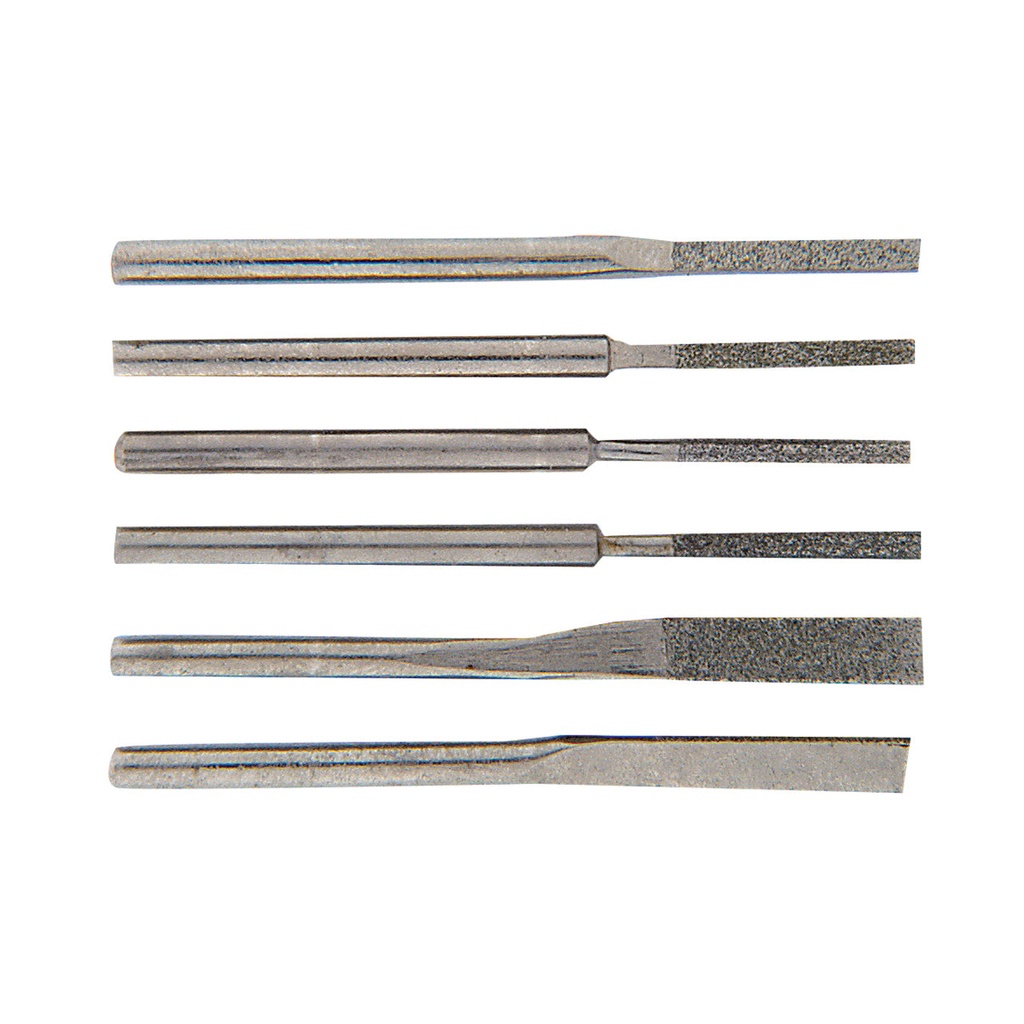 [240-1706] Gesswein® Diamond Poli Files - Medium, Set of 6