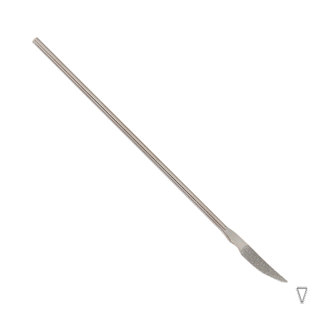 [240-3309] Gesswein® Single End Diamond Rifflers - Knife Edge
