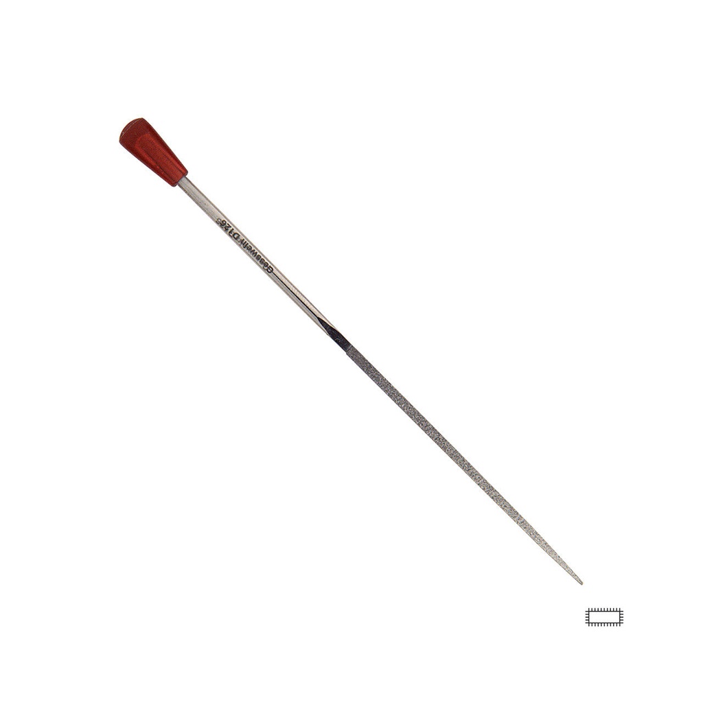 [241-0020] Spectra Diamond Needle Files - Flat Pointed, Medium