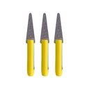 Mini-Filer Diamond Tips, 2mm Shank - Knife, D64 (Pkg. of 3)