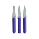 Mini-Filer Diamond Tips, 2mm Shank - Knife, 15 Micron (Pkg. of 3)