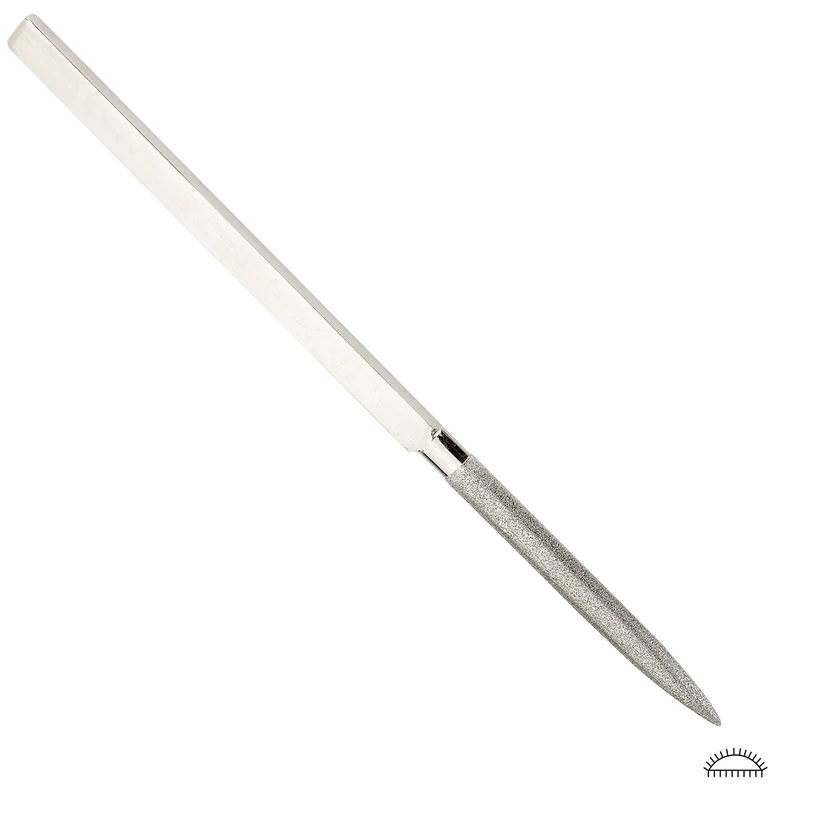 [241-0730] Gesswein® Half-Round 200 Grit Heavy-Duty Diamond Hand File
